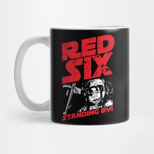 Red Six Standing By Mug